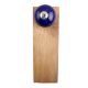 2 Pieces Navy Blue Round Ceramic Wooden Door Stopper